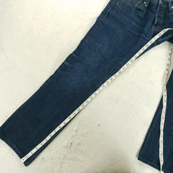 RGT Rogue Territory Selvedge Blue Jeans Mens Measure 31x30 Button Fly